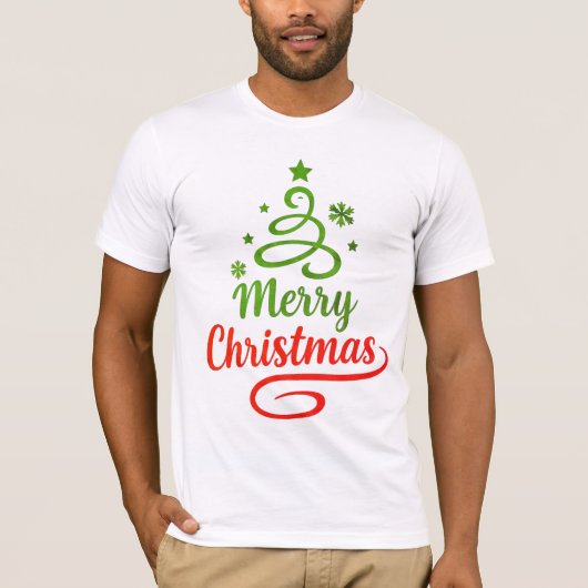 Freefit Merry Christmas Bella+Canvas Tee 🎅 | Soft T-shirt (Voorkant)