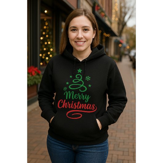Freefit Merry Christmas Hoodie | Unisex Pullover S