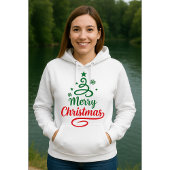 Freefit Merry Christmas Hoodie | Unisex Pullover S