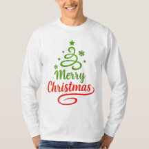 Freefit Vrolijk Kerstmis Lange Mouwen T-Shirt | Fe