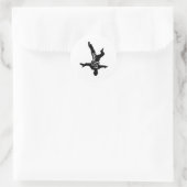 FreeFly Stijl Ronde Sticker (Tas)