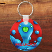 Freeform Happy Sleutelhanger (Voorkant)