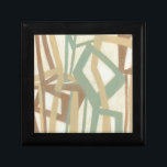 Freehand schilderen door Norman Wyatt Cadeaudoosje<br><div class="desc">Een Norman Wyatt Jr. origineel. Moderne abstracte diepvriesschildering in gedempte aardtonen. Zou er geweldig uitzien op een roomkleurige wand,  een schelpkussen of als een ontwerp op een bruin shirt. Hoe zal je de jouwe aanpassen?</div>
