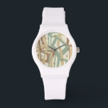 Freehand schilderen door Norman Wyatt Horloge<br><div class="desc">Een Norman Wyatt Jr. origineel. Moderne abstracte diepvriesschildering in gedempte aardtonen. Zou er geweldig uitzien op een roomkleurige wand,  een schelpkussen of als een ontwerp op een bruin shirt. Hoe zal je de jouwe aanpassen?</div>