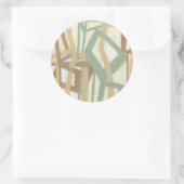 Freehand schilderen door Norman Wyatt Ronde Sticker (Tas)