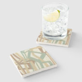 Freehand schilderen door Norman Wyatt Stenen Onderzetter (Zijkant)