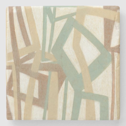 Freehand schilderen door Norman Wyatt Stenen Onderzetter (Voorkant)