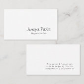 Freehand Script Creative-minimalistisch Trendy-pla Visitekaartje (Voorkant / Achterkant)