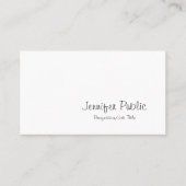 Freehand Script Creative-minimalistisch Trendy-pla Visitekaartje (Voorkant)