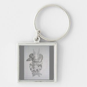 Freehand Snake Sleutelhanger