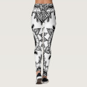 Freehand, volledige pagina B&W Leggings (Achterkant)