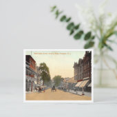 Freehold NJ West Main St 1910's Briefkaart (Staand voorkant)
