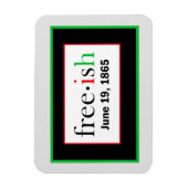 Freeish Juneteenth Flexible Photo Magnet Magneet (Verticaal)