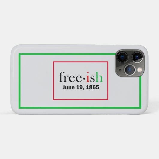 Freeish Juneteenth iPhone/iPad case (Achterkant (horizontaal))