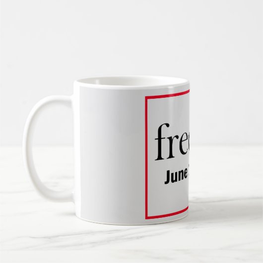 Freeish Junetetiende Mok (Links)