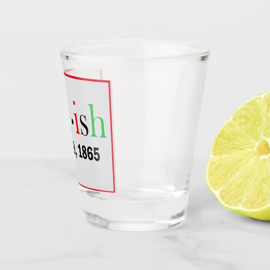 Freeish Junetetiende Shot Glas (Rechts)