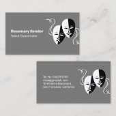 Freelance Actor Personeel Visitekaartje (Voorkant / Achterkant)