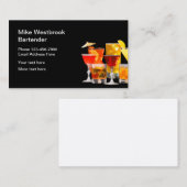 Freelance Barman Te Huur Visitekaartje (Voorkant / Achterkant)