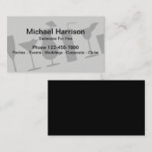 Freelance Bartender Mixoloog Visitekaartje (Voorkant / Achterkant)