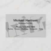 Freelance Bartender Mixoloog Visitekaartje (Voorkant)