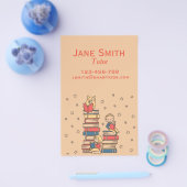 Freelance docent of leraar lezen voor kinderen flyer (Enkel)