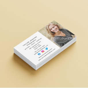 Freelance Fotograaf Social Media Portretfoto Visitekaartje