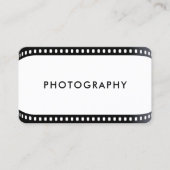 Freelance fotografe filmrolcamera White Busi Visitekaartje (Voorkant)