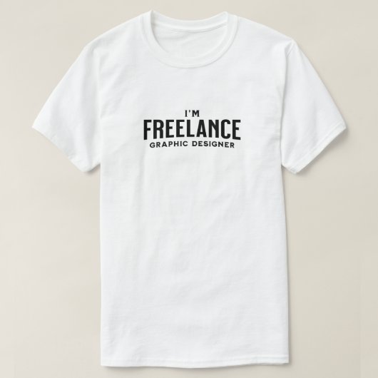 Freelance grafisch ontwerp T-shirt (Design voorkant)
