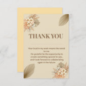 Freelance klant bedankkaart | Professionele bus (Voorkant / Achterkant)