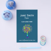 Freelance leraar of leraar voor elk onderwerp flyer (Enkel)