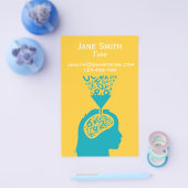 Freelance leraar of leraar voor elk onderwerp flyer (Enkel)