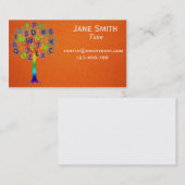 Freelance leraar of leraar voor elk onderwerp visitekaartje (Voorkant / Achterkant)