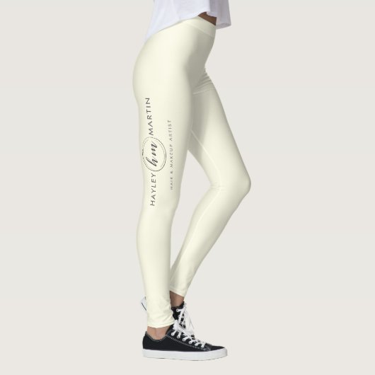 Freelance Makeup / Beauty Salon Custom Logo Leggings (Rechts)
