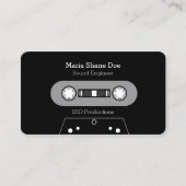 Freelance muzikant professioneel Visitekaartje (Voorkant)