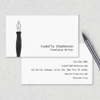 Freelance Schrijver Auteur Redacteur Copywriter Pe Visitekaartje