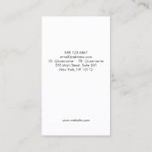 Freelance schrijver kalligrafie vulpen visitekaartje (Achterkant)