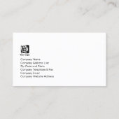 Freelance Schrijver Print Uitgeven Eenvoudig Monog Visitekaartje (Achterkant)