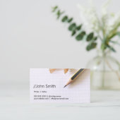 Freelance Schrijver Professionele Redacteur Sharp  Visitekaartje (Staand voorkant)