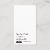 freelance schrijver visitekaartje (Achterkant)