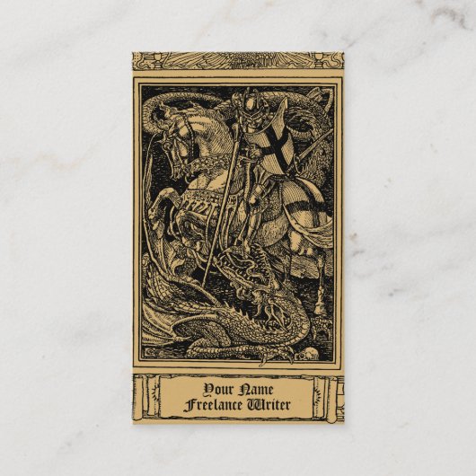 Freelance Services Walter Crane Sjabloon Visitekaartje (Voorkant)