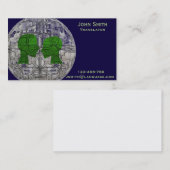 Freelance tolk vertaler visitekaartje (Voorkant / Achterkant)