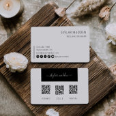 Freelance Visitekaartje Contante betaling Scan QR-