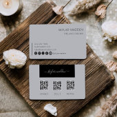 Freelance Visitekaartje Contante betaling Scan QR-