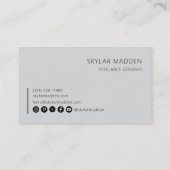 Freelance Visitekaartje Contante betaling Scan QR- (Achterkant)