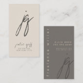 Freelance Writer, Auteur, Modern Professional Visitekaartje (Voorkant / Achterkant)