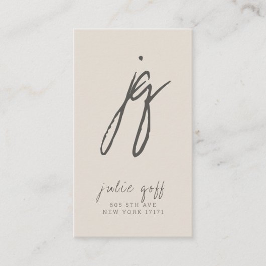 Freelance Writer, Auteur, Modern Professional Visitekaartje (Voorkant)