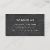 Freelance Writer - Blackboard Chalkboard-look Visitekaartje (Achterkant)