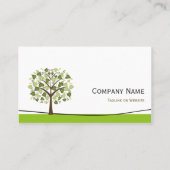 Freelance Writer - Elegant Wish Tree Visitekaartje (Achterkant)