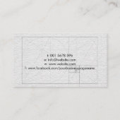 Freelance Writer Sacred Geometry Golden Spiral Visitekaartje (Achterkant)