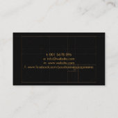 Freelance Writer Sacred Geometry Golden Spiral Visitekaartje (Achterkant)